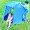 Kids Climbing Dome with Canopy and Playmat - 10 ft Jungle Gym Geometric Playground Dome Climber Play Center, Rust & UV Resistant Steel Supporting 1000 LBS MS292400AAC