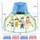 Kids Climbing Dome with Canopy and Playmat - 10 ft Jungle Gym Geometric Playground Dome Climber Play Center, Rust & Uv Resistant Steel Supporting 1000 lbs MS292400AAF