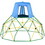 Kids Climbing Dome with Canopy and Playmat - 10 ft Jungle Gym Geometric Playground Dome Climber Play Center, Rust & Uv Resistant Steel Supporting 1000 lbs MS292400AAF
