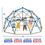 Kids Climbing Dome Tower - 12 ft Jungle Gym Geometric Playground Dome Climber Monkey Bars Play Center, Rust & UV Resistant Steel Supporting 1000 LBS MS292401AAC