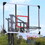 Portable Basketball Hoop & Goal with Vertical Jump Measurement, Outdoor Basketball System with 7.5-10ft Height Adjustment in 44" Backboard for Youth/Audlt, Manual Lifting Basketball Hoop MS295099AAB