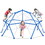 11ft Geometric Dome Climber Play Center, Kids Climbing Dome Tower, Rust & UV Resistant Steel Supporting 900 LBS MS306992AAC