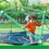 13ft Geometric Dome Climber Play Center, Kids Climbing Dome Tower with Canopy, Rust & UV Resistant Steel Supporting 1000 LBS MS306993AAF