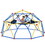 10ft Geometric Dome Climber Play Center, Kids Climbing Dome Tower with Hammock, Rust & UV Resistant Steel Supporting 1000 LBS MS322583AAC