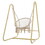 Swing Chair Handmade Macrame Swing Hammock Chair with Stand MX318449AAA