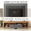 Modern Design TV Stands for TVs up to 80", LED Light Entertainment Center, Media Console with 6 Storage Cabinets, TV cabinet for Living room, Bedroom, Home Theatre N710P179622E