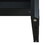 TREXM 4-Door Large Storage Retro Sideboard with Adjustable Shelves and Long Handles for Kitchen, Dining Room and Living Room (Black) N715P190423B