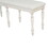 TOPMAX Vintage Traditional 50.4inch Upholstered Dining Bench with 6 Solid Wood Legs, Cream N717P170409D