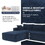 111.5*72"Minimalist Style Modular Sectional Sofa,Wrinkle-resistant Chenille Couch Set,L-Shaped Sleeper Sofa Bed for Living Room,2 PIC Free Combination,No assembly Require,3 Colors N723S9587B