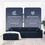 111.5*72"Minimalist Style Modular Sectional Sofa,Wrinkle-resistant Chenille Couch Set,L-Shaped Sleeper Sofa Bed for Living Room,2 PIC Free Combination,No assembly Require,3 Colors N723S9587B