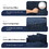 111.5*72"Minimalist Style Modular Sectional Sofa,Wrinkle-resistant Chenille Couch Set,L-Shaped Sleeper Sofa Bed for Living Room,2 PIC Free Combination,No assembly Require,3 Colors N723S9587B