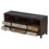 U-Can Retro Distressed Wooden TV Stand for TVs up to 65 inches, Entertainment Center Media Console with 6 Drawers and 3 Shelves for Living room, Brown N724P176487D