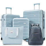 5 Piece Luggage Set with Expandable Duffel Bag & Foldable Backpack - 20