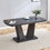 Modern Dining Table, Dining Room Table with 63" Rectangle Top and V-Shape MDF Base, Kitchen Dining Table for Kitchen Living Dining Room N752S0000152G