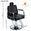 Premium Reclining barber Chair Salon Chair for Hair Stylist with Heavy Duty Hydraulic Pump, 360&#176; Rotation, Tattoo Chair Shampoo Beauty Salon Equipment, Max Load Weight 400 lbs, Black N753P181908B