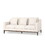 Mirod Comfy 3-seat Sofa with Wooden Legs, Modern for Living Room and Study