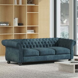 Mirod Comfy 3-seat Sofa with Wooden Legs, for Living Room and Study P-N760S0000026B