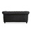 VIVALUX 59.44" Chesterfield Velvet Loveseat Sofa,2-Person Rolled Arm Dutch Plush Upholstered Sofa Couch with Tufted Button for Living Room, Bedroom, Small Places,Dark Gray N762P178705E