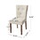 Dining Chairs Set of 2, Upholstered Kitchen & Dining Room Chairs(Cream) N768P176660C