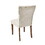 Dining Chairs Set of 2, Upholstered Kitchen & Dining Room Chairs(Cream) N768P176660C