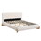 Elegant Boucle Upholstered Bed, a Luxurious and Comfortable Bedroom Centerpiece, King Size, White N769P227999K