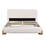 Elegant Boucle Upholstered Bed, a Luxurious and Comfortable Bedroom Centerpiece, King Size, White N769P227999K