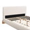 Elegant Boucle Upholstered Bed, a Luxurious and Comfortable Bedroom Centerpiece, King Size, White N769P227999K