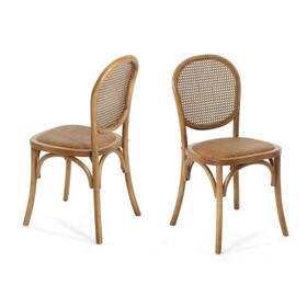 DINING CHAIRS Light Brown(SET OF 2) N779P192530B