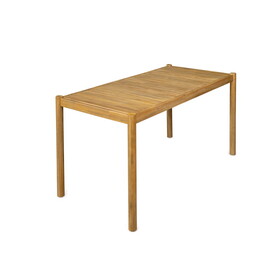 Dining teble, Light Teak, Acacia Wood N779P210771L