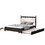 Queen Size Wooden Storage Platform Bed, with 2 Big Drawers, T Size Trundle,Espresso