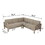 Cape Coral Outdoor Aluminum Sectional Sofa Set N822S00001