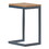 Modern Industrial Firwood Nesting Tables (Set of 3), Antique Brown And Black With Blue N825P201265
