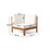 Oana Corner Chair + Table, Beige N826P201317