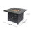 Square Iron Fire Pit - 50000BTU N829P202438