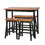 Pomeroy S/4 Caf&#201; Table/Bench Set N835P201197