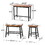 Pomeroy S/4 Caf&#201; Table/Bench Set N835P201197