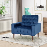 Mirod Comfy Arm Chair With Tufted Back, Modern For Living Room, Bedroom And Study N837P203183