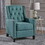 Classic Teal Fabric Push Back Chair N840P202228