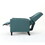 Classic Teal Fabric Push Back Chair N840P202228
