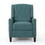 Classic Teal Fabric Push Back Chair N840P202228