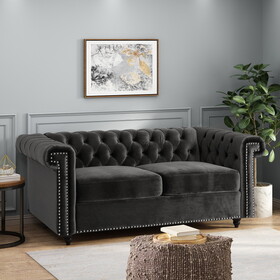 Loveseat Sofa, Black N841P203519