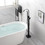 Single Handle Floor Mounted Clawfoot Tub Faucet with Hand Shower NK0860