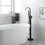 Single Handle Floor Mounted Clawfoot Tub Faucet with Hand Shower NK0860