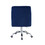 ACME Trenerry Office Chair in Blue Velvet & Chrome Finish OF00117