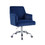 ACME Trenerry Office Chair in Blue Velvet & Chrome Finish OF00117