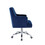 ACME Trenerry Office Chair in Blue Velvet & Chrome Finish OF00117