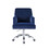 ACME Trenerry Office Chair in Blue Velvet & Chrome Finish OF00117