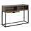 ACME Galeno Writing Desk, Rustic Oak & Black Finish OF00320