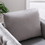 Modern Velvet Armchair Tufted Button Accent Chair Club Chair with Steel Legs for Living Room Bedroom, Grey PP281169AAE