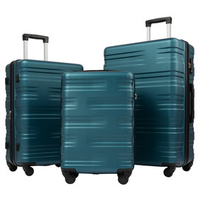 Hardshell Luggage Sets 3 pcs Spinner Suitcase with Tsa Lock Lightweight 20"24"28" PP282385Aam